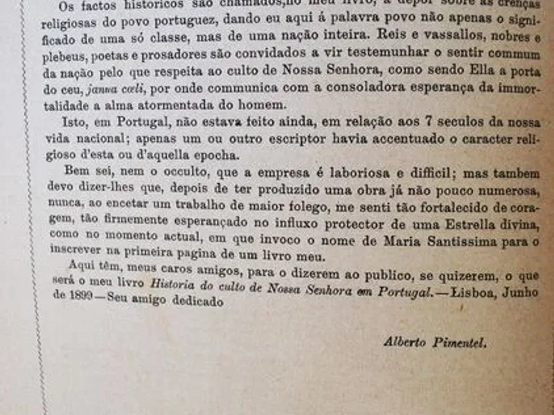 História do Culto de Nossa Senhora em Portugal 