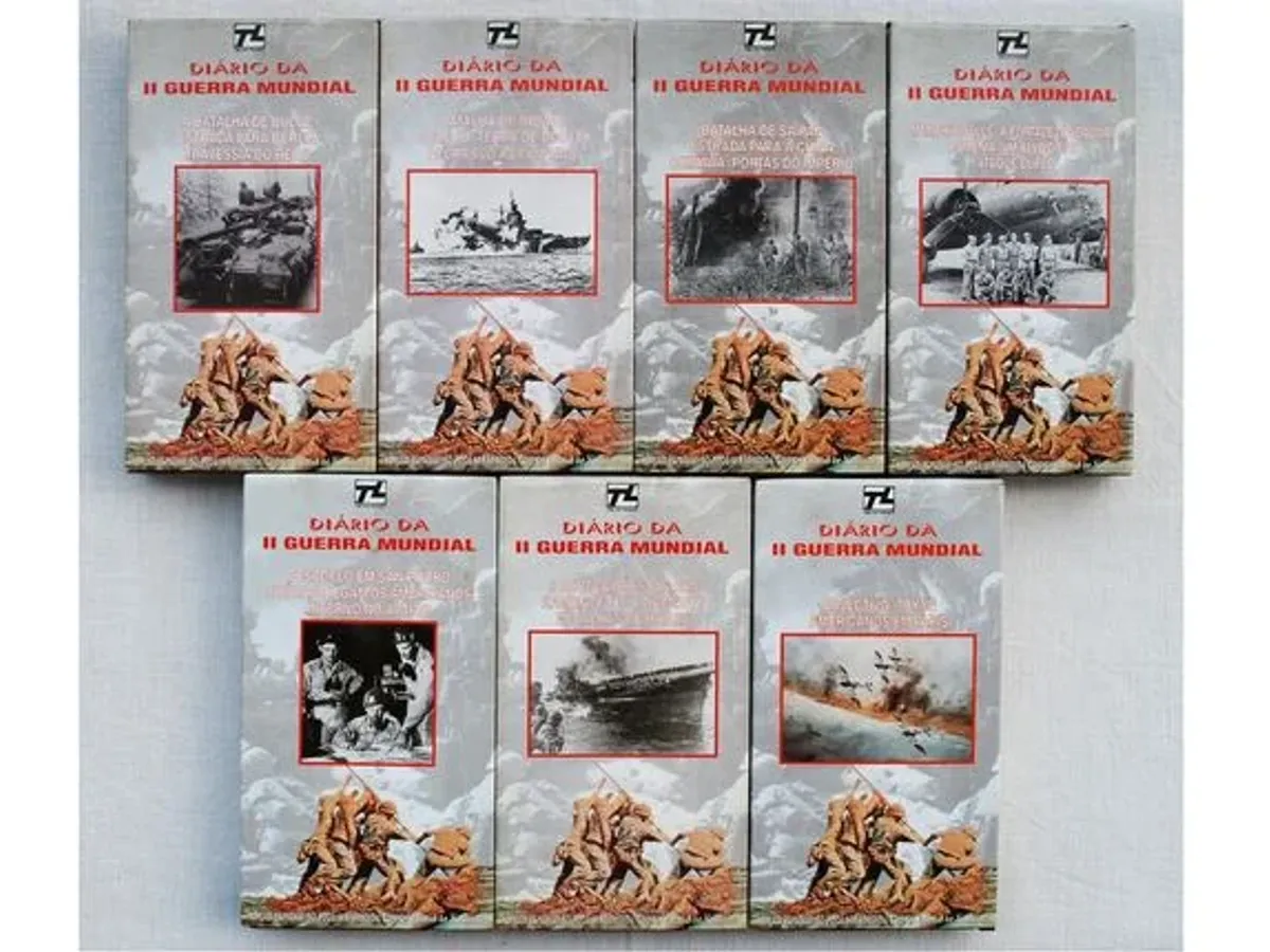 Diário da II Guerra Mundial – 7 cassetes VHS 