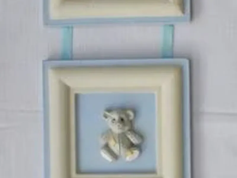 Conjunto de artigos decorativos para quarto bebé