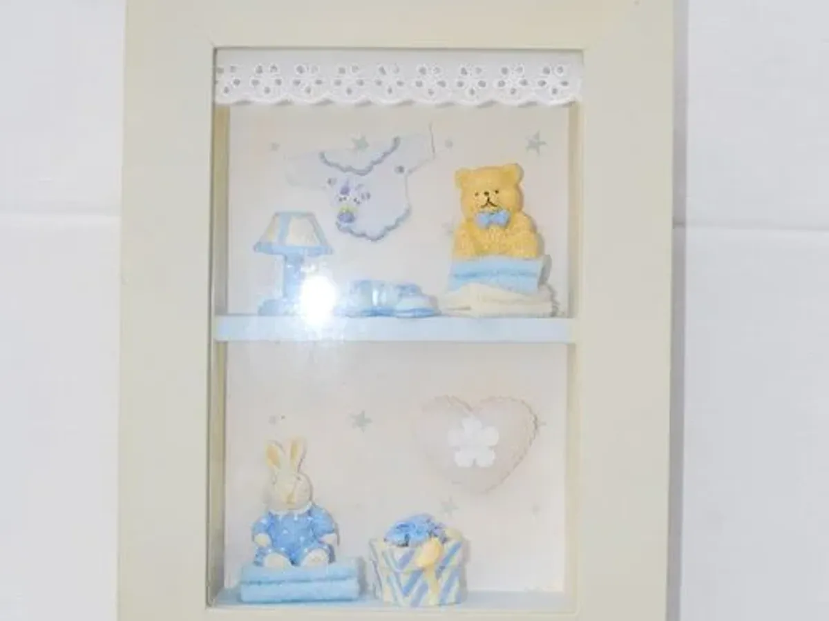 Conjunto de artigos decorativos para quarto bebé