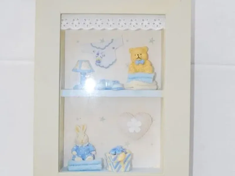 Conjunto de artigos decorativos para quarto bebé