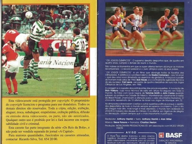 Cassetes VHS – Desporto e Automóvel