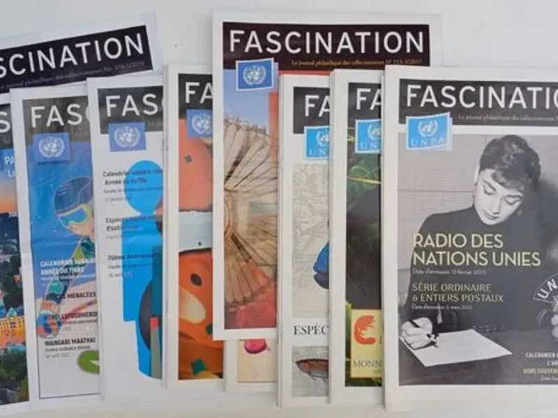 Revistas Fascination da Administração Postal das N