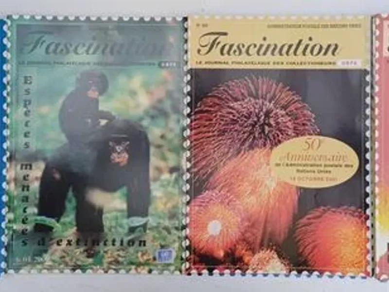 Revistas Fascination da Administração Postal das N