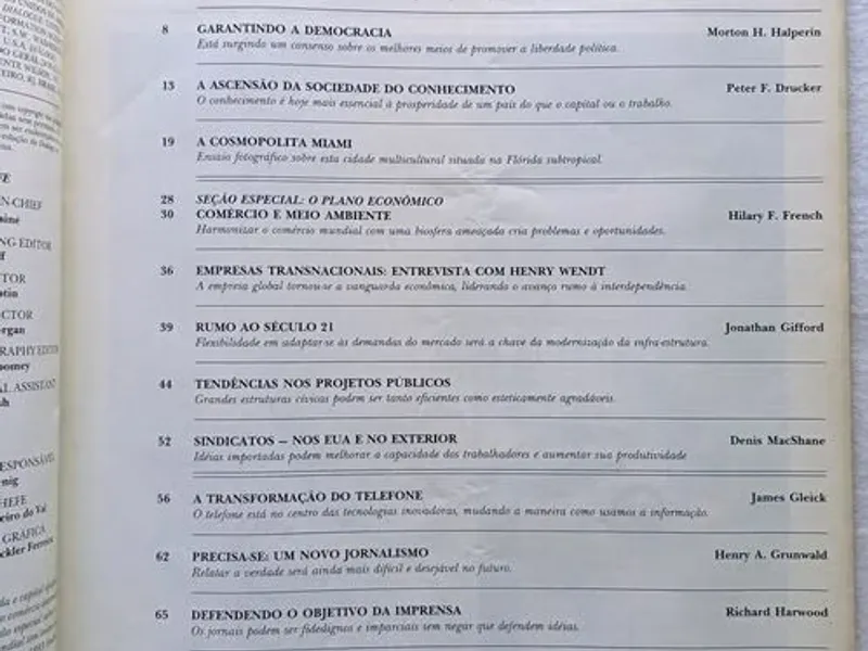 Ultimo número da revista Diálogo dos EUA 