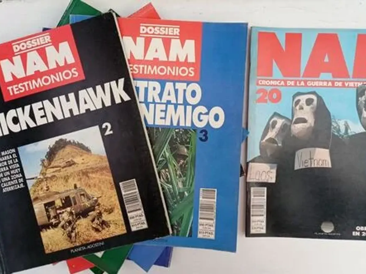 11 números da colecção Dossier NAM Testemonios