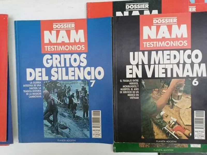 11 números da colecção Dossier NAM Testemonios