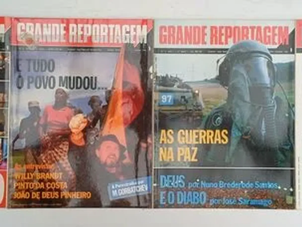54 revistas Grande Reportagem do nº 1 ao nº 57 