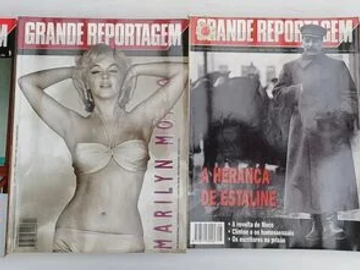 54 revistas Grande Reportagem do nº 1 ao nº 57 