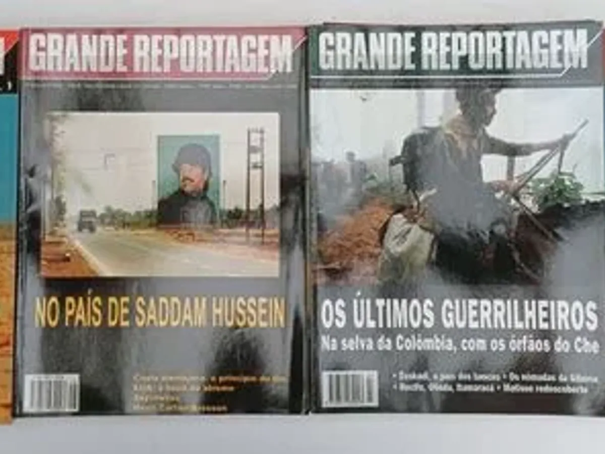 54 revistas Grande Reportagem do nº 1 ao nº 57 