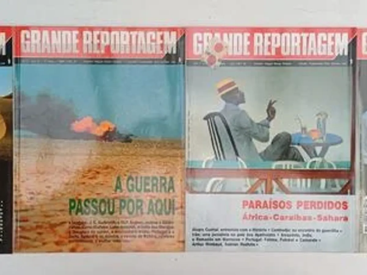 54 revistas Grande Reportagem do nº 1 ao nº 57 