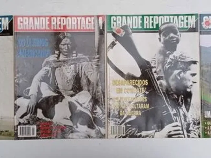 54 revistas Grande Reportagem do nº 1 ao nº 57 