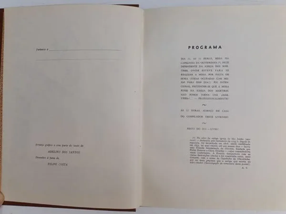 Livro da confraternização antigos funcionários CTT