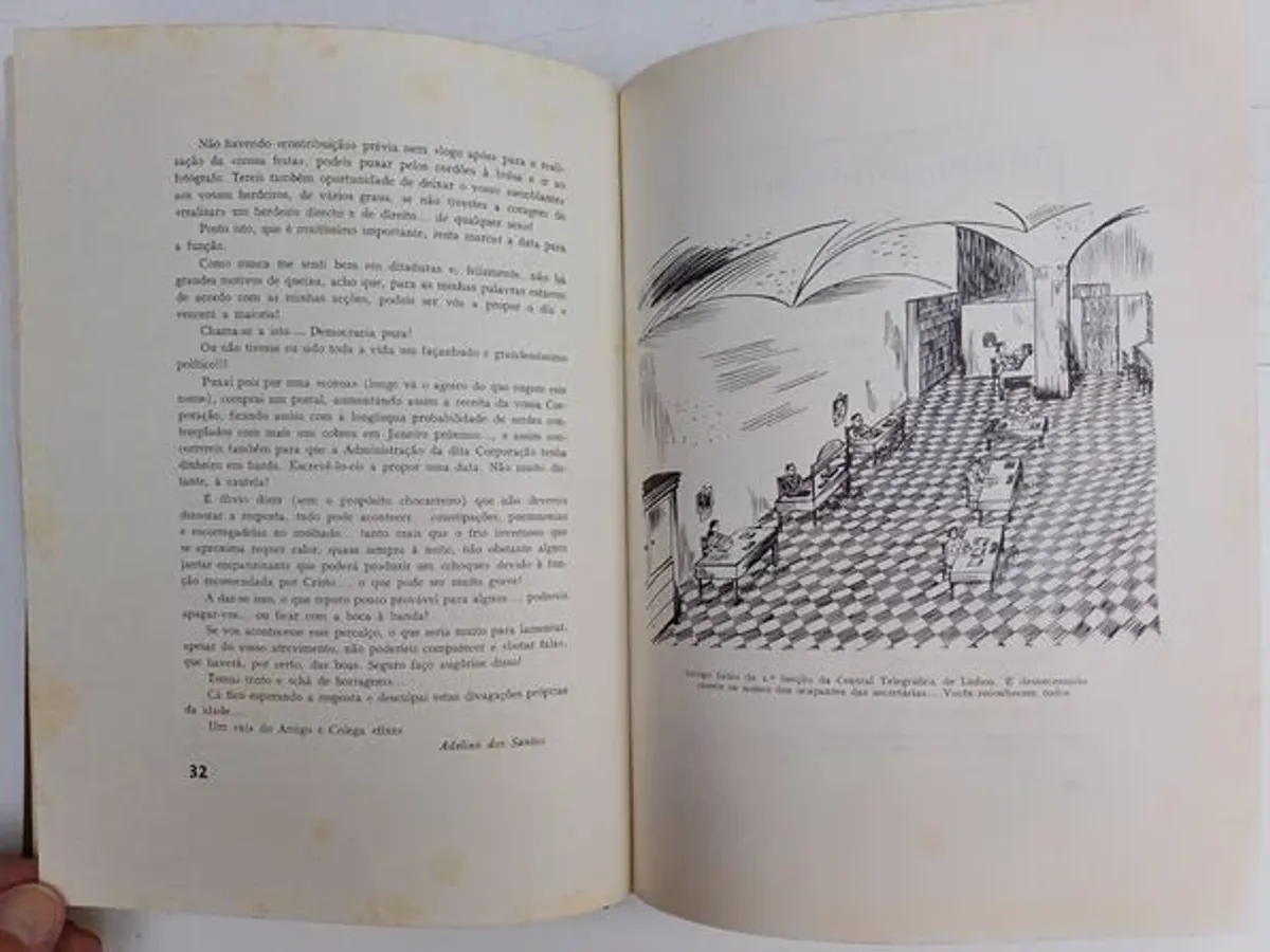 Livro da confraternização antigos funcionários CTT