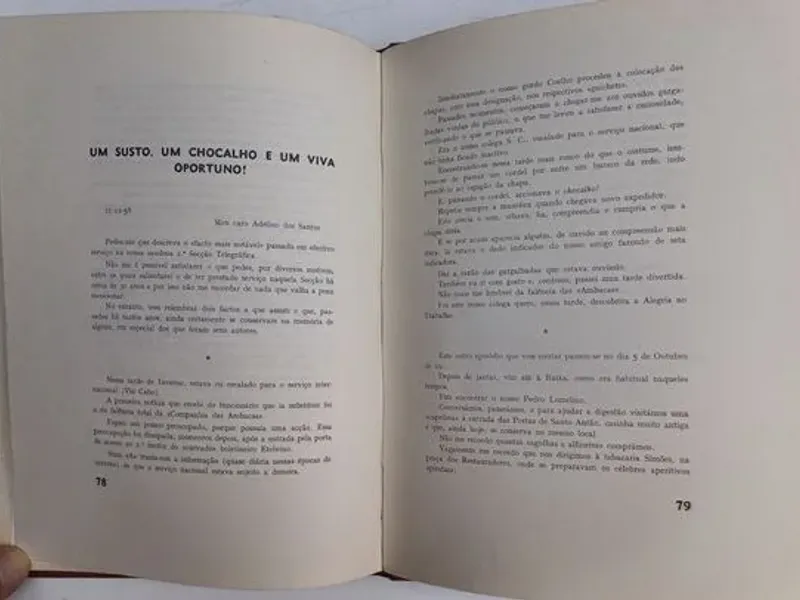 Livro da confraternização antigos funcionários CTT
