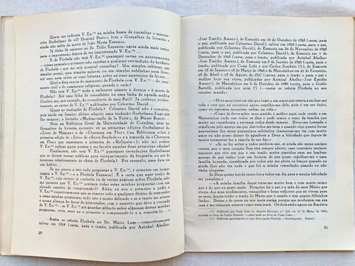 Nótulas Florbelianas – Florbela na intimidade