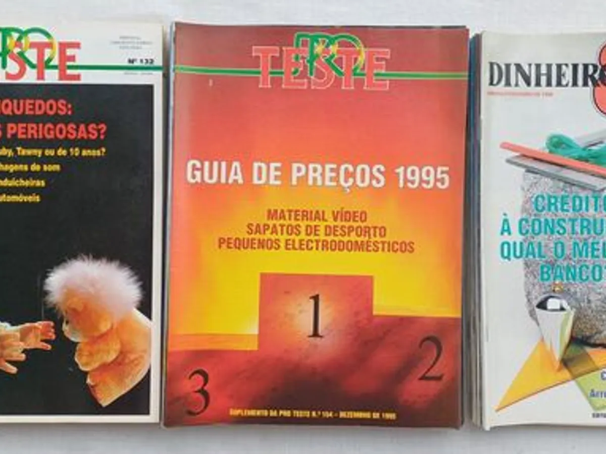 54 Revistas ProTeste e Dinheiro&Direitos 1992/95