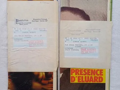 Revistas Révolution de 1982 dirigidas a Á. Cunhal