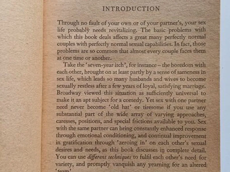 New approaches to Sex in Marriage