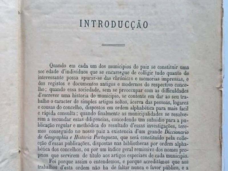 Dicionário Geographia e História Portugueza I e II