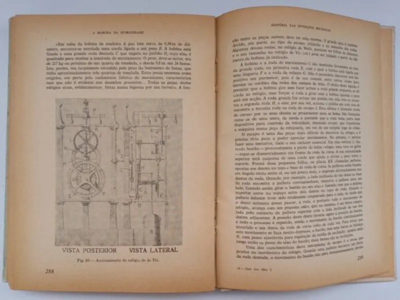 História das invenções mecânicas – 2 Volumes 
