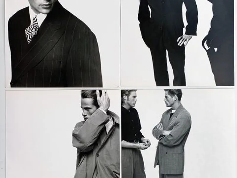 Catálogo Hugo Boss com 14 fotos de Richard Avedon 