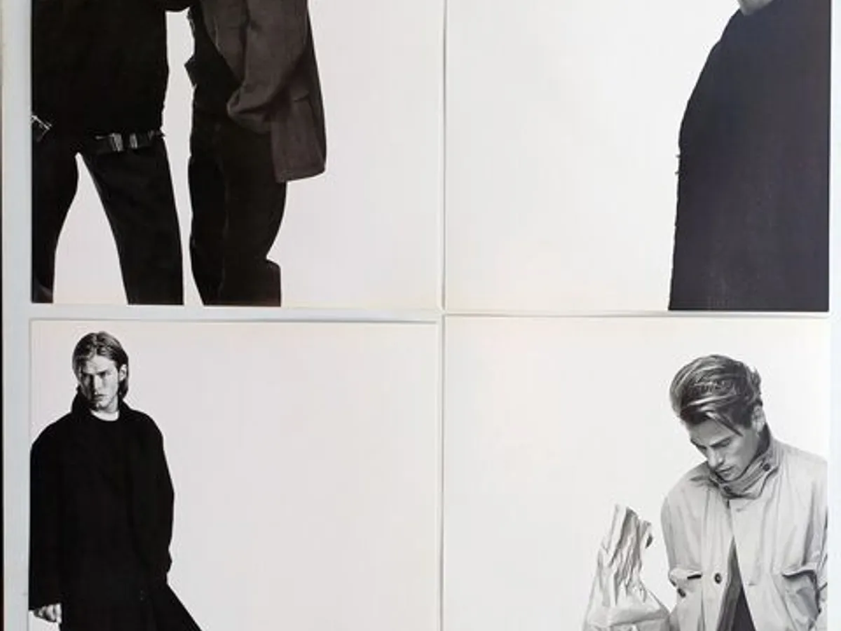 Catálogo Hugo Boss com 14 fotos de Richard Avedon 