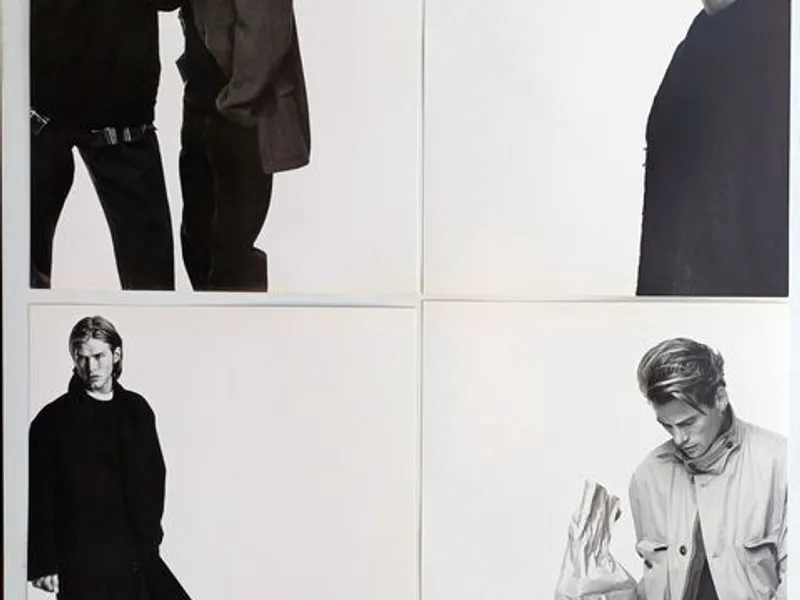 Catálogo Hugo Boss com 14 fotos de Richard Avedon 