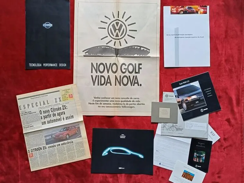 Publicidades automóvel dos anos 90 