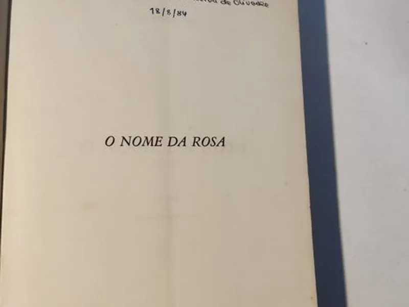 O Nome da Rosa - Umberto Eco