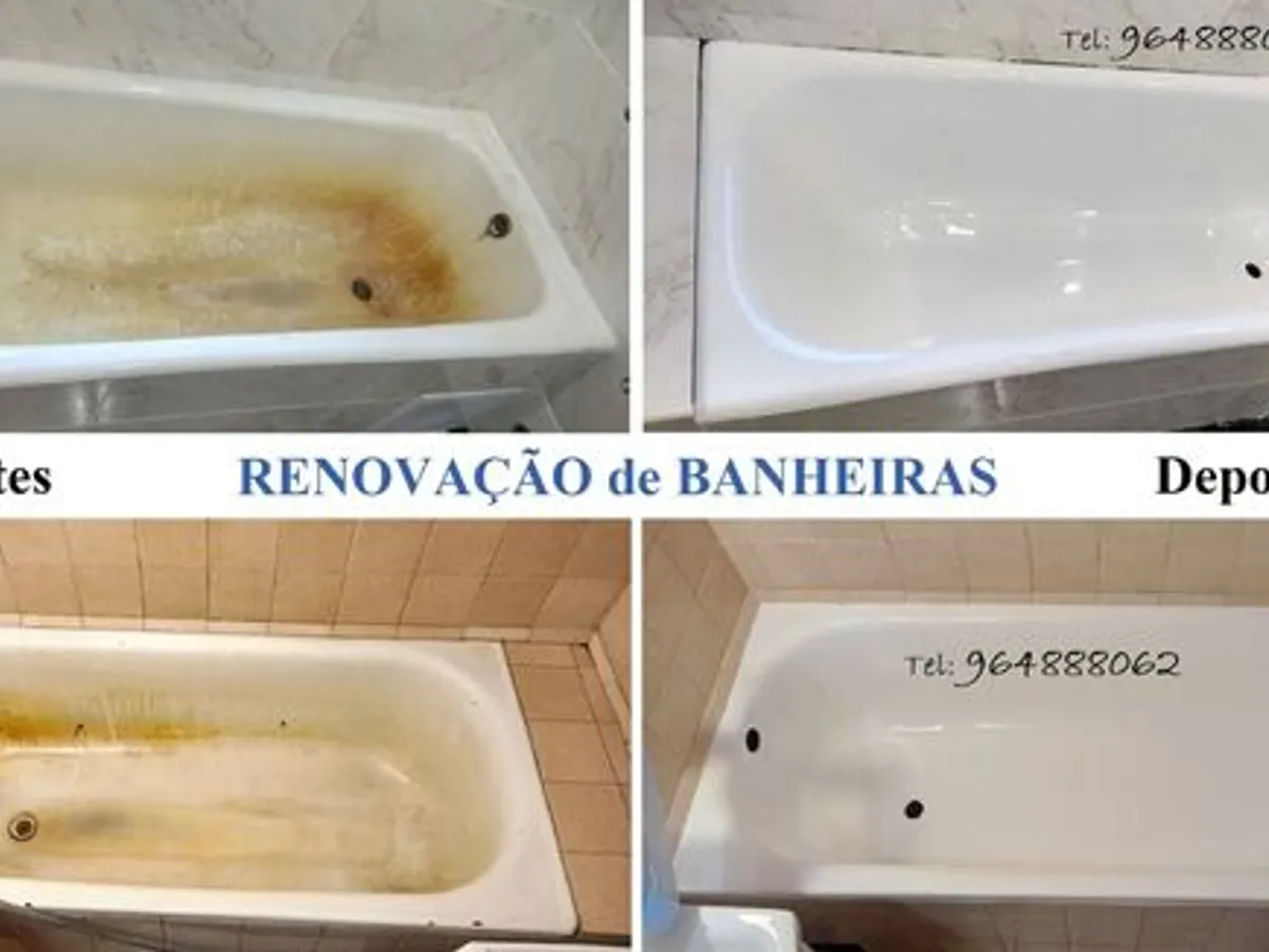 Restauro de banheiras, Pintura de Banheiras, ..