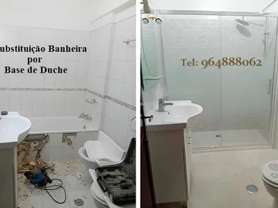 Substituição Banheira por Duche 