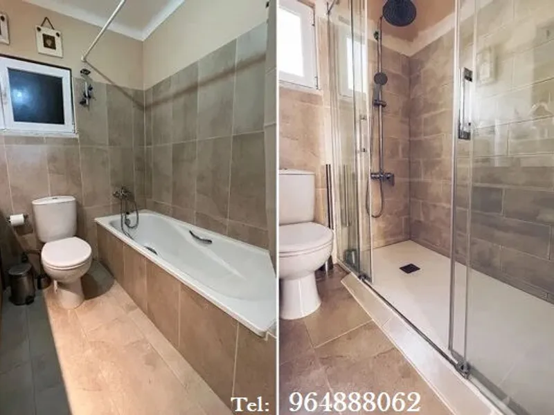 Substituição Banheira por Duche 