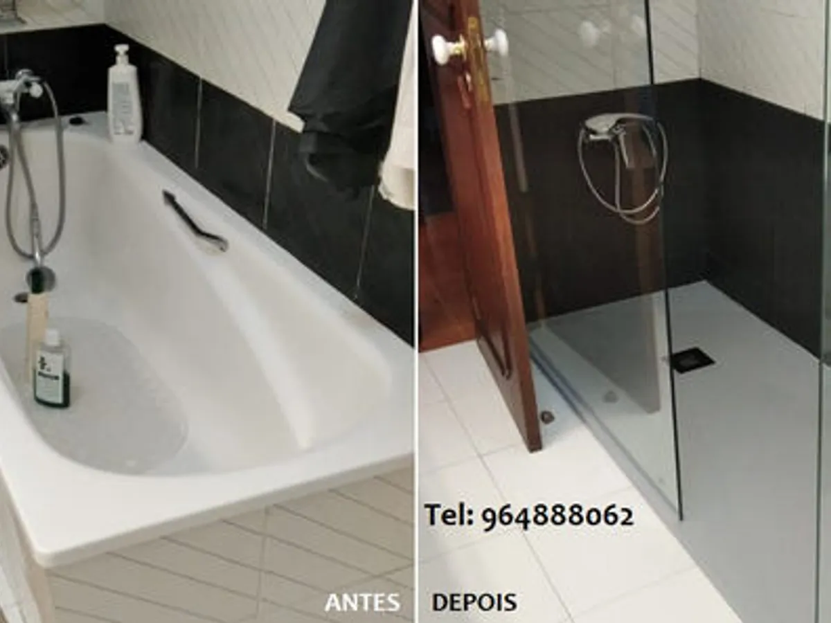 Substituição Banheira por Duche 