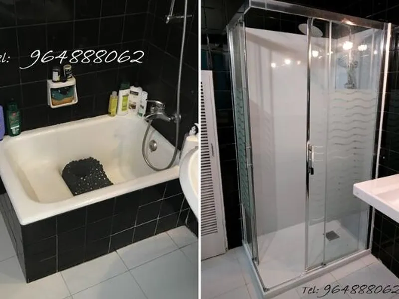 Substituição Banheira por Duche 