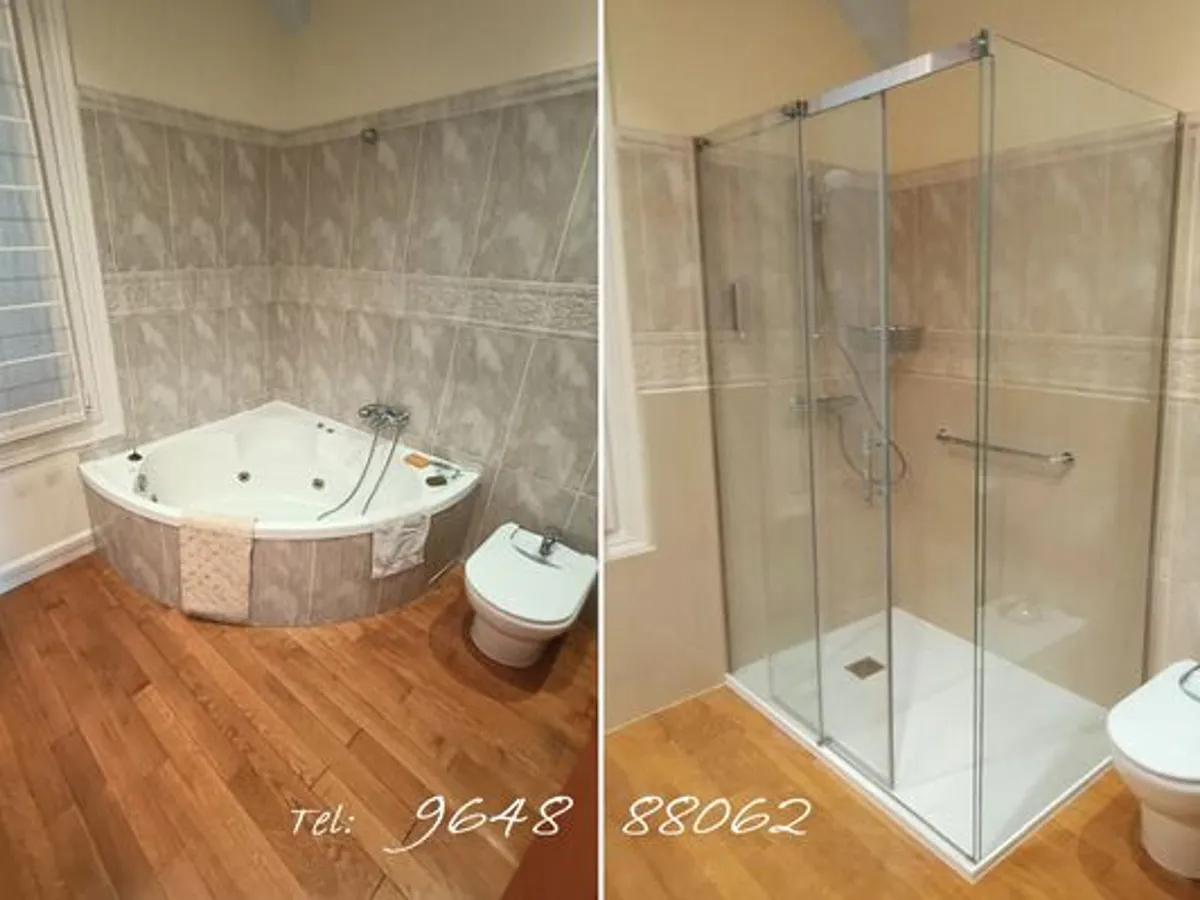 Substituição Banheira por Duche 