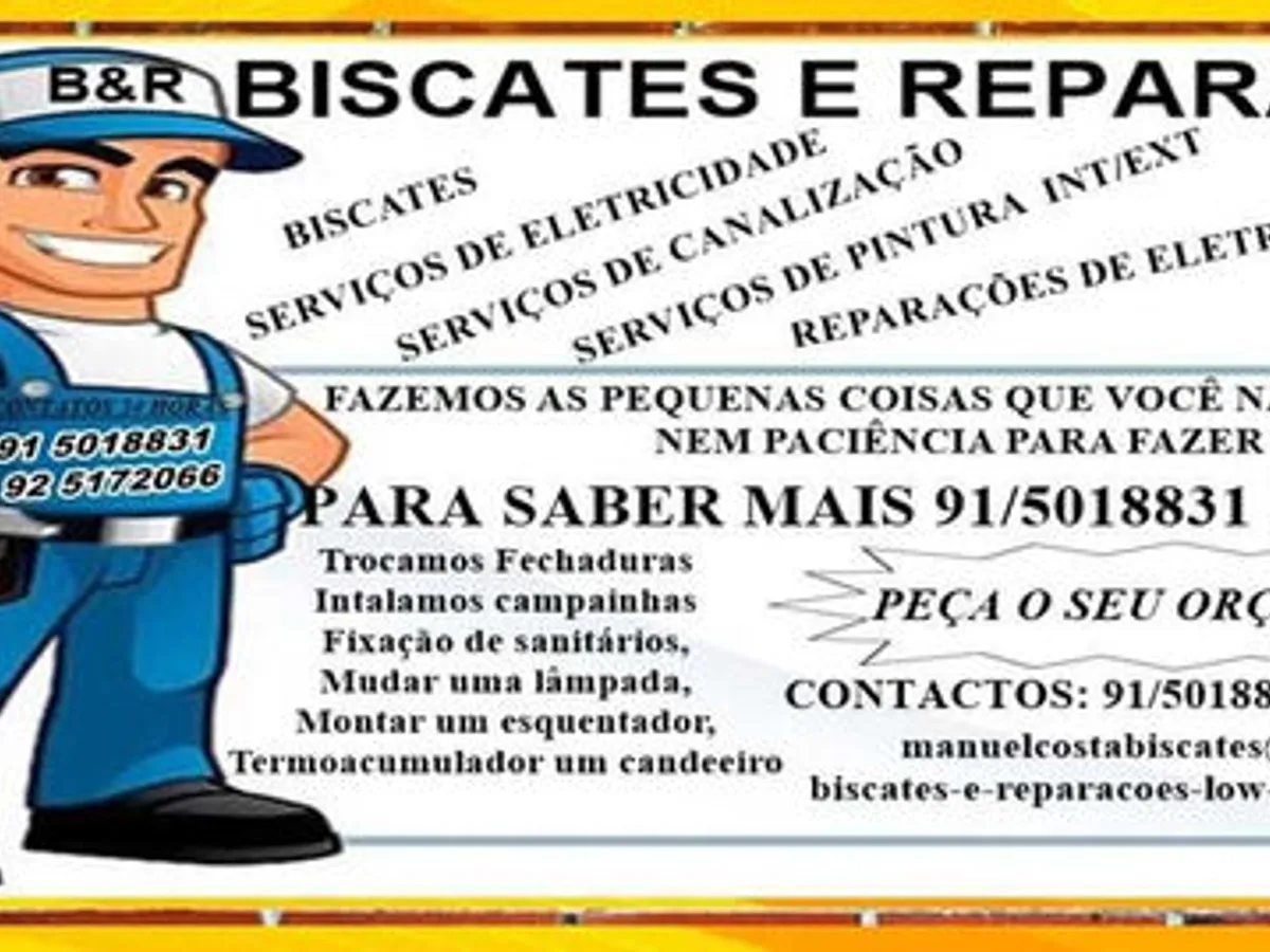 Biscates & Reparações ao Domicílio 