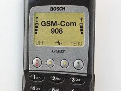 Carteira de fósforos Telemóvel Bosch, anos 90 