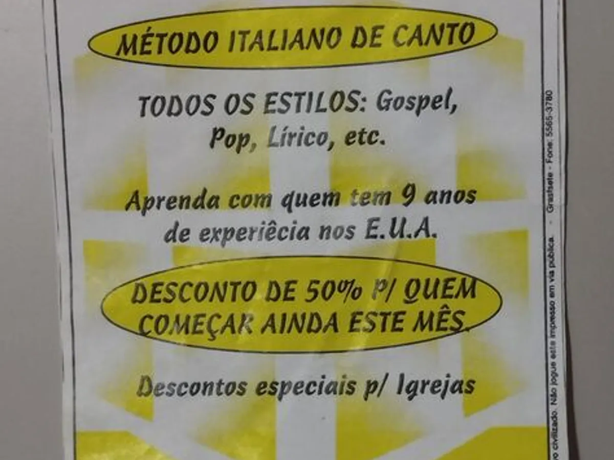 Aulas Profissionais de Canto 