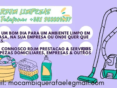 Prestação de serviços e Limpezas
