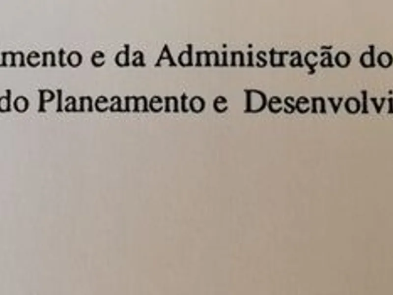 Plano de Desenvolvimento Regional para o Sec XXI