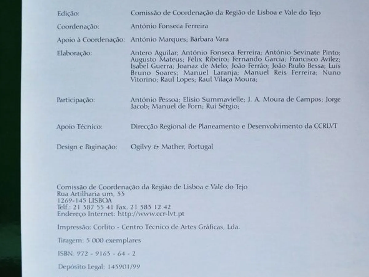 Plano estratégico da região de Lisboa, Oeste e Val