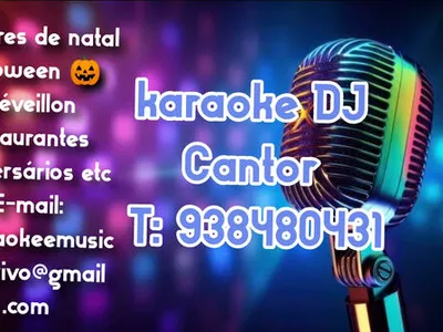 Karaoke DJ e cantor Reveillon Restaurantes 