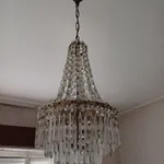 Candeeiro de quarto em vidro lapidado 2