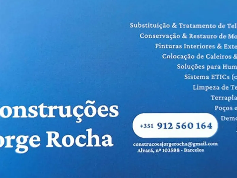 Construção e remodelação 