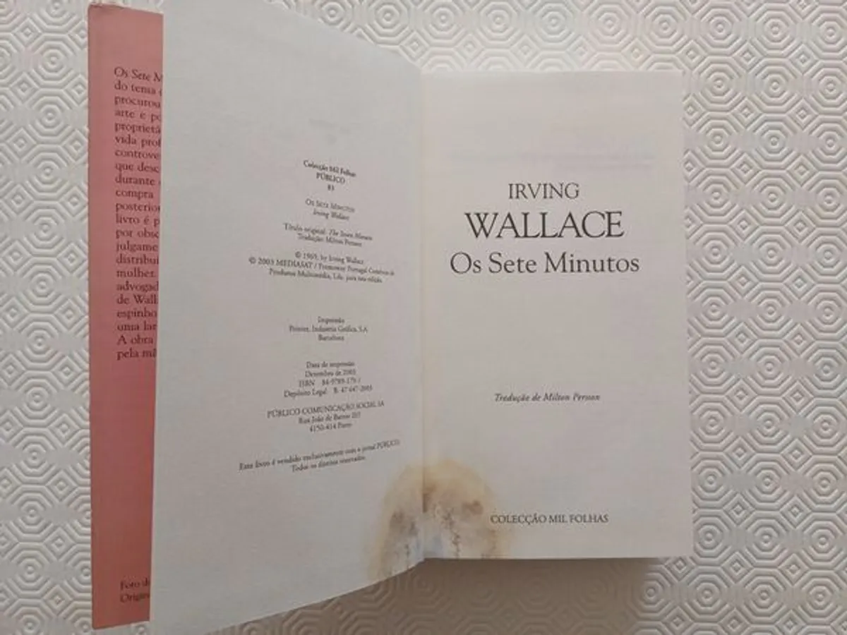 Os sete minutos de Irving Wallace - Mil folhas