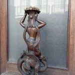 estatueta Deusa em marfinite  1