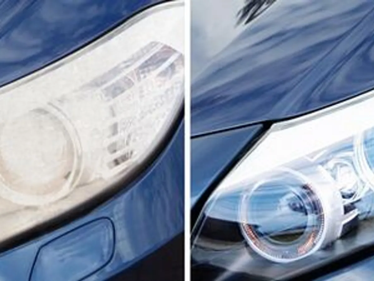 polimento de faróis