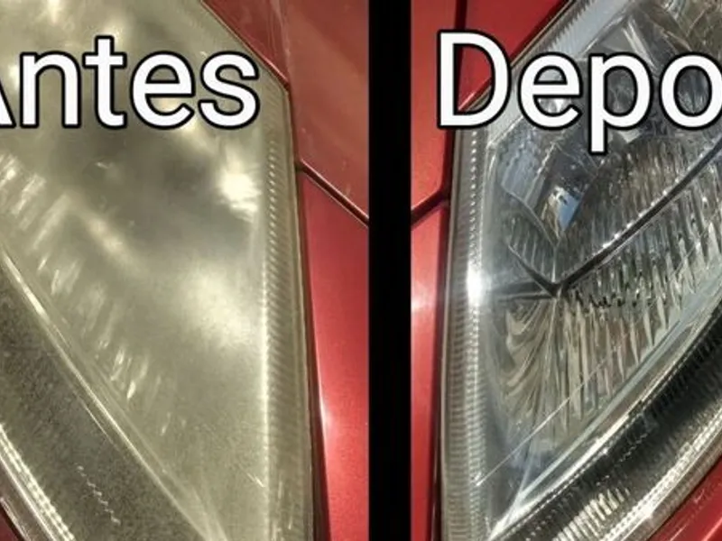 polimento de faróis