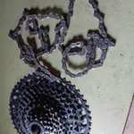 cassette +corrente 12v SRAN  4